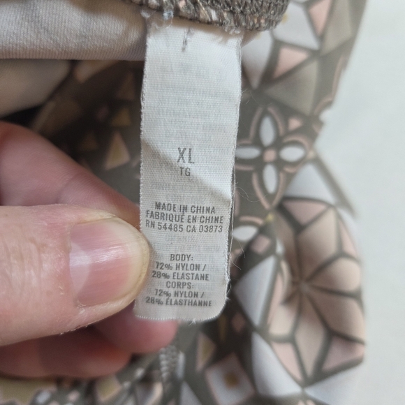 ⭐️Aerie Chill Play Move Leggings with Geometeic Pattern Size XL - Picture 5 of 6